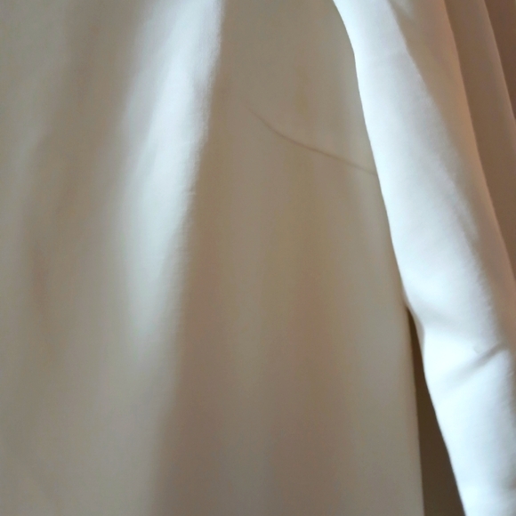 Elizabeth and James Winter White Tea Shower HOLIDAY Party Slit Dress- 6 - Picture 8 of 10